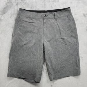 RSQ Shorts Mens 28 Gray Hybrid Bermuda Mid Length Lightweight Summer‎ Pockets